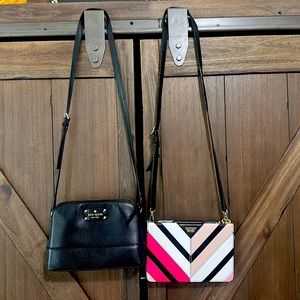 2 purses - Kate spade and Victoria secret